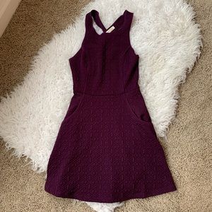 Eggplant Purple Skater Dress Size XS from UO